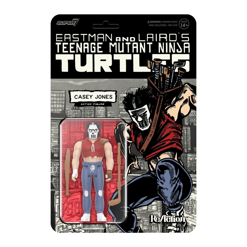 Teenage Mutant Ninja Turtles ReAction Figures Wave 11 – Casey Jones (Comic Color)