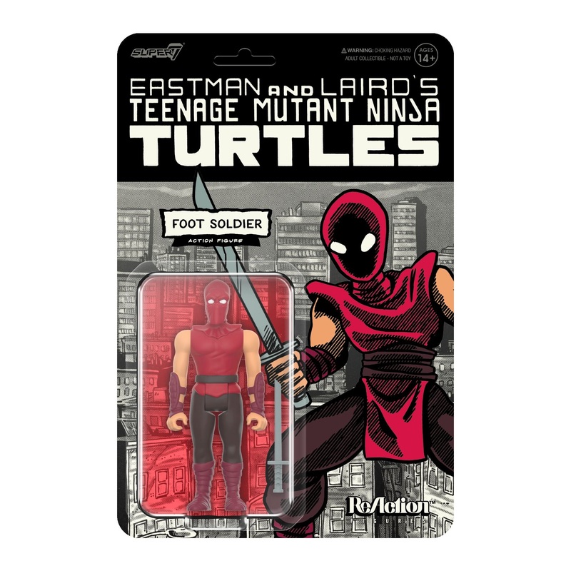 Teenage Mutant Ninja Turtles ReAction Figures Wave 11 – Foot Soldier (Comic Color)