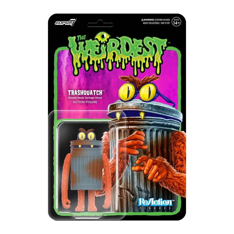 The Weirdest ReAction Figures Wave 05 – Trashquatch (Rotten Rangers)