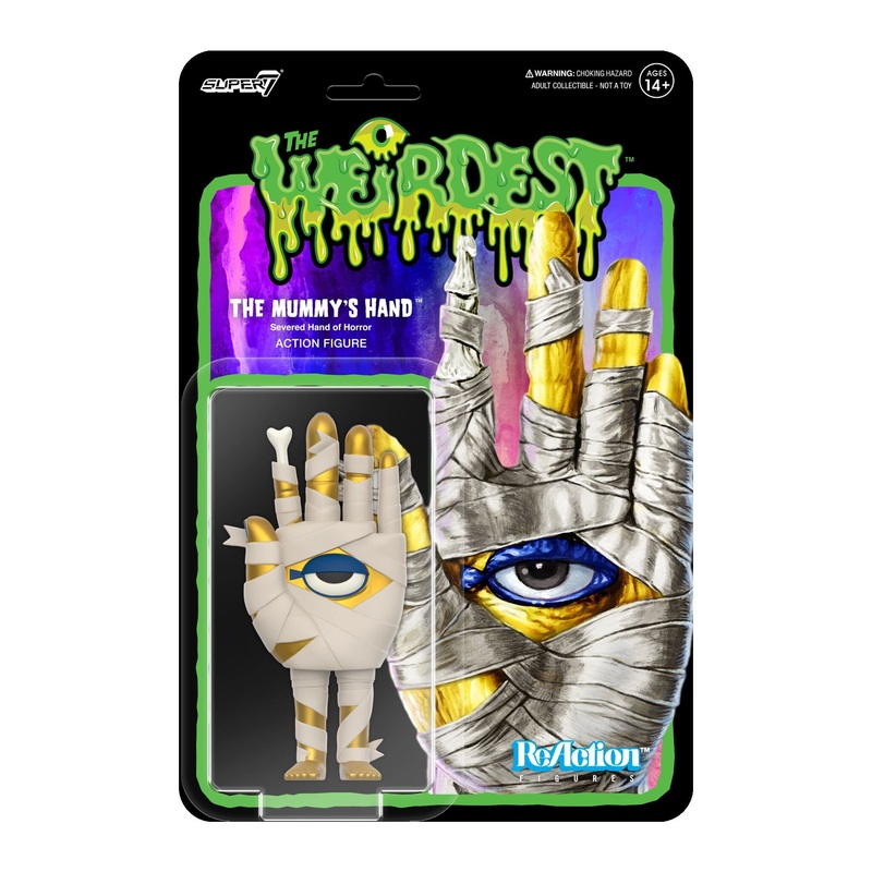 The Weirdest ReAction Figures Wave 06 – Mummy’s Hand (Infernal Curse)