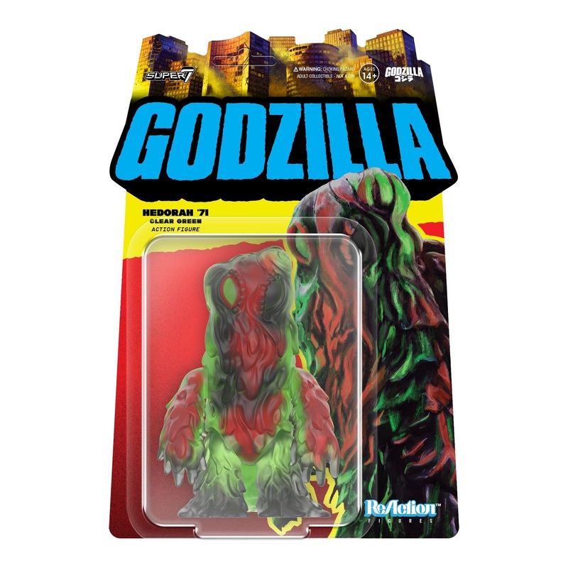 Toho ReAction Figures – Hedorah (Clear Green)