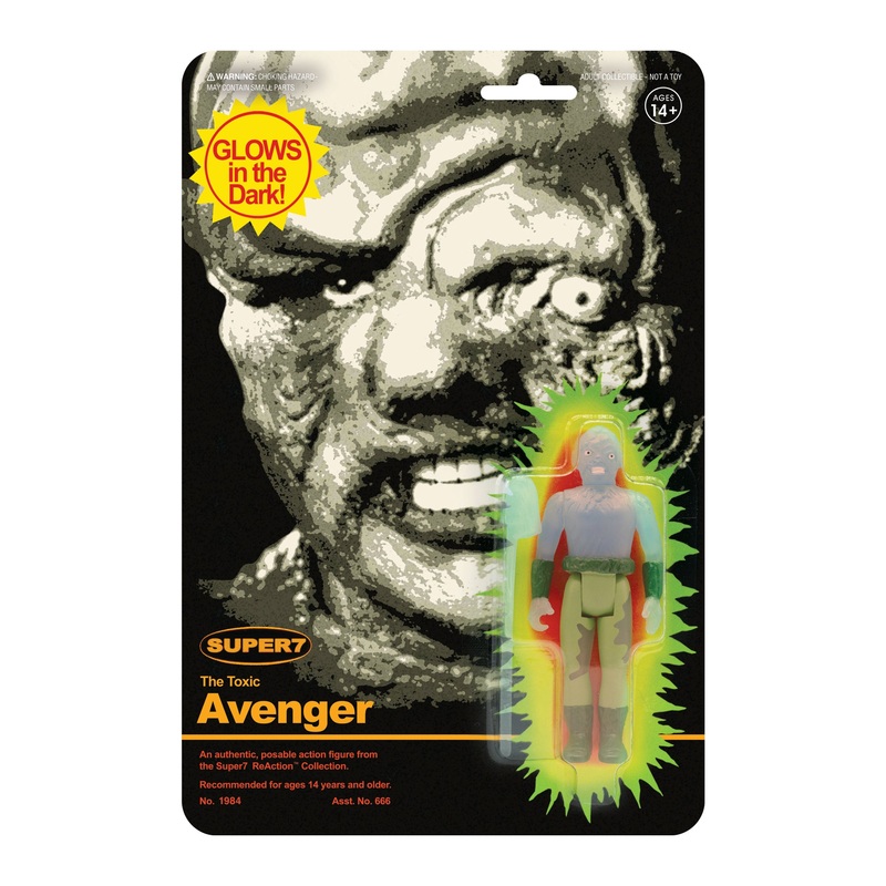 Toxic Avenger ReAction Figure – Toxie Monster Glow