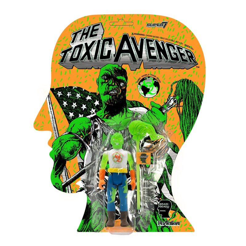 Toxic Avenger x Brain Dead ReAction Figure – Toxie (Glow)