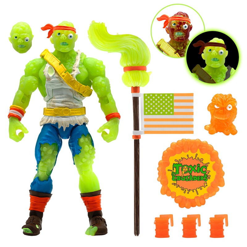 Toxic Crusader ULTIMATES! Figure – Radioactive Red Rage