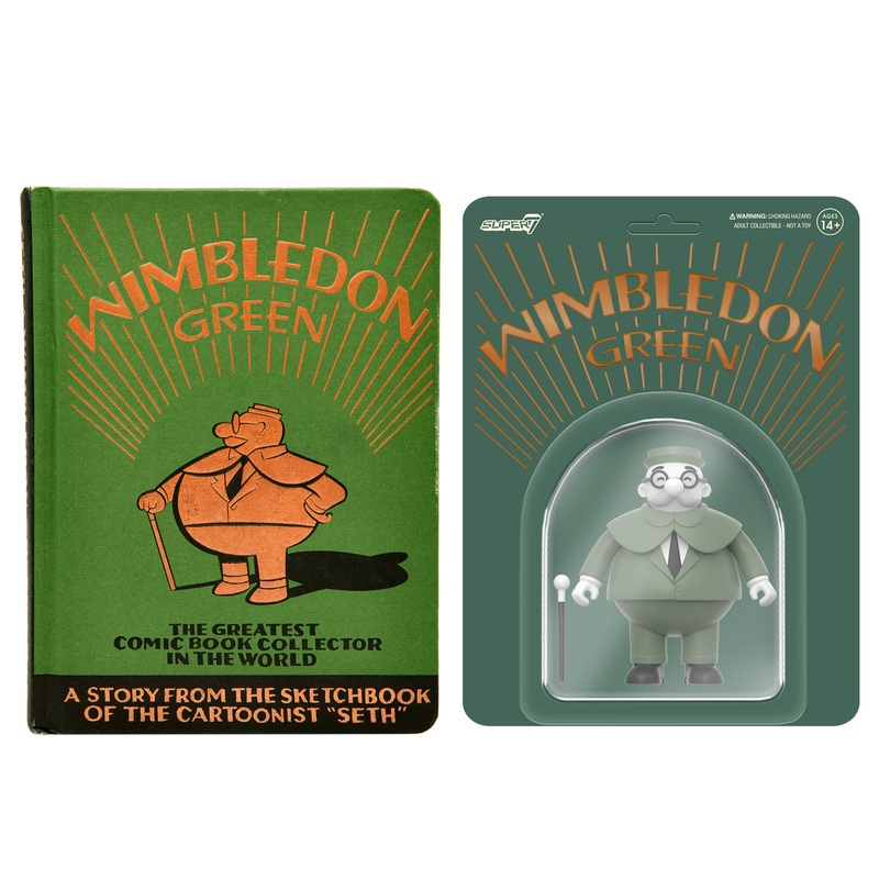 Wimbledon Green ReAction Figure Wave 1 – Book and Figure