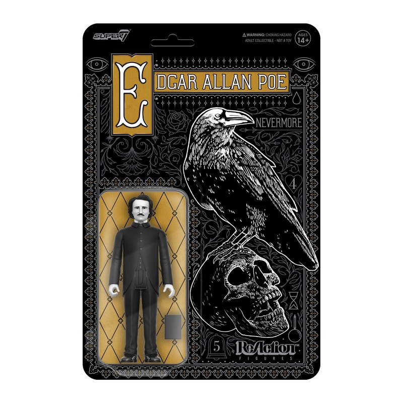 Edgar Allan Poe ReAction Figures Wave 01 – Edgar Allan Poe (Greyscale)