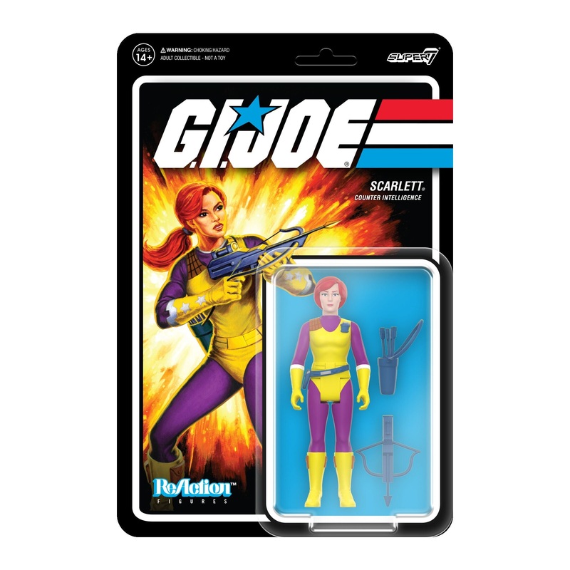 G.I. Joe ReAction Figures – Scarlett (DIC Purple)