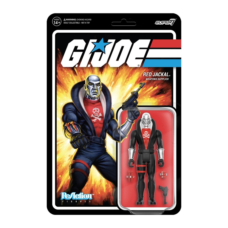 G.I. Joe ReAction Figures W8 – Red Jackal (Vac Metal)