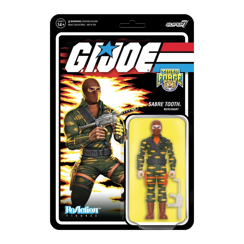 G.I. Joe ReAction Figures W8 – Sabre Tooth
