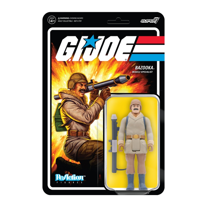 G.I. Joe ReAction Figures Wave 2 – Bazooka (Arctic)