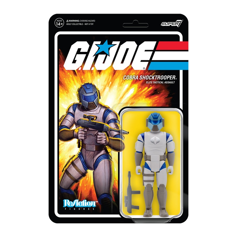 G.I. Joe ReAction Figures Wave 2 – Cobra Shocktrooper (Rifle C)