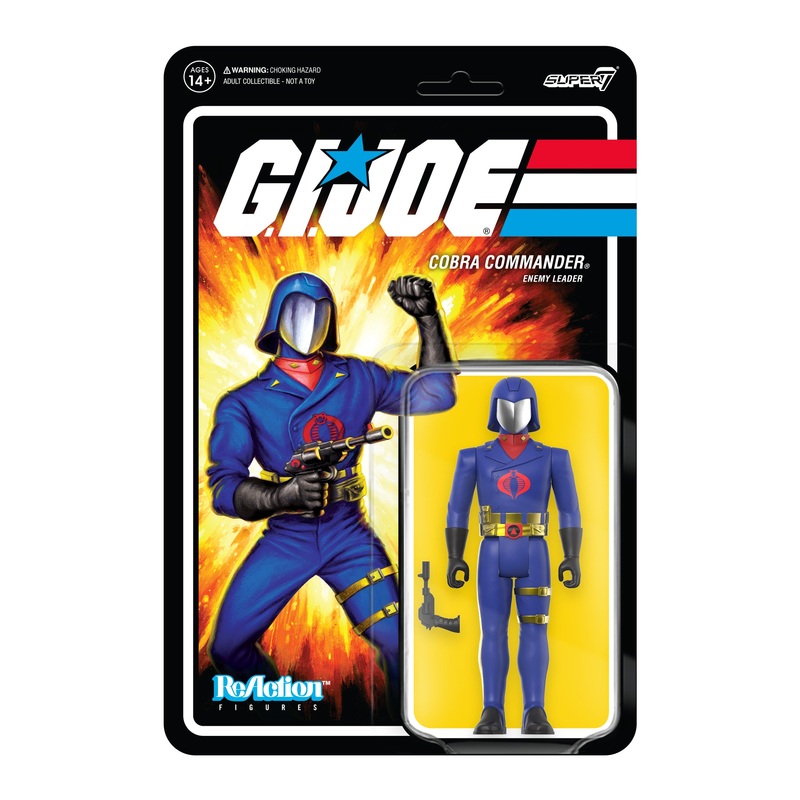 G.I. Joe ReAction Figures Wave 3 – Cobra Commander (Toy Colors)