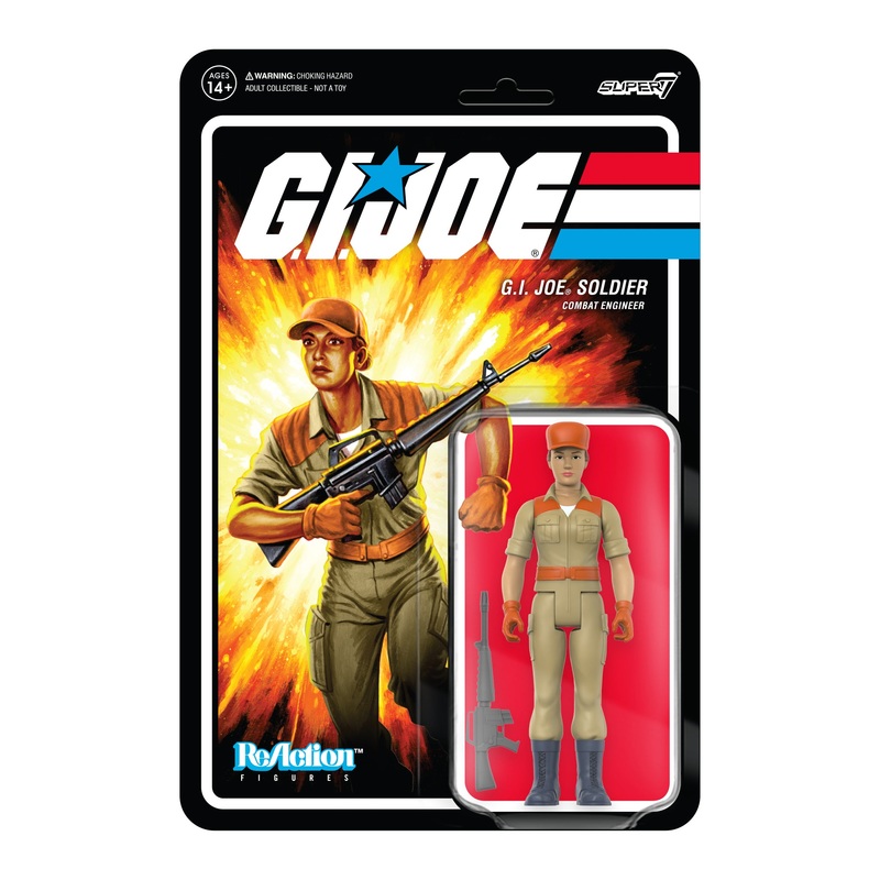 G.I. Joe ReAction Figures Wave 3 – Female Combat Engineer Bun Hair (Tan)