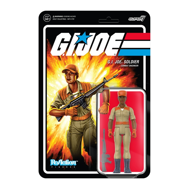 G.I. Joe ReAction Figures Wave 3 – Female Combat Engineer Short Hair (Brown)