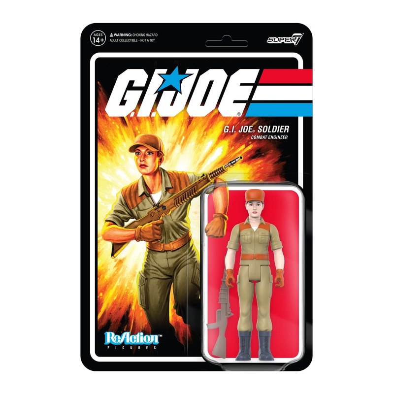 G.I. Joe ReAction Figures Wave 3 – Female Combat Engineer Short Hair (Pink)