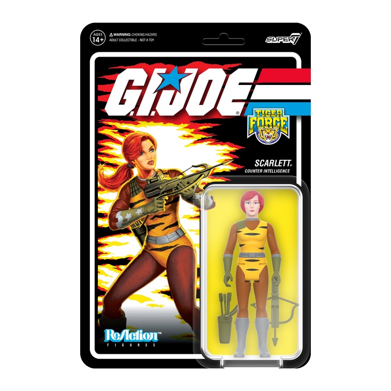 G.I. Joe ReAction Figures Wave 6 – Tiger Force Scarlett