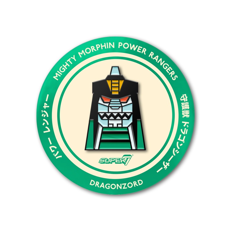 Mighty Morphin Power Rangers Enamel Pin – Dragonzord