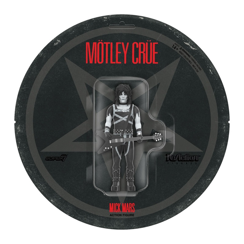 Motley Crue ReAction Figures Wave 02 – Mick Mars (Shout At The Devil – Black & White)