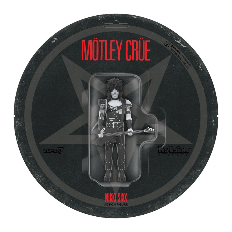 Motley Crue ReAction Figures Wave 02 – Nikki Sixx (Shout At The Devil – Black & White)