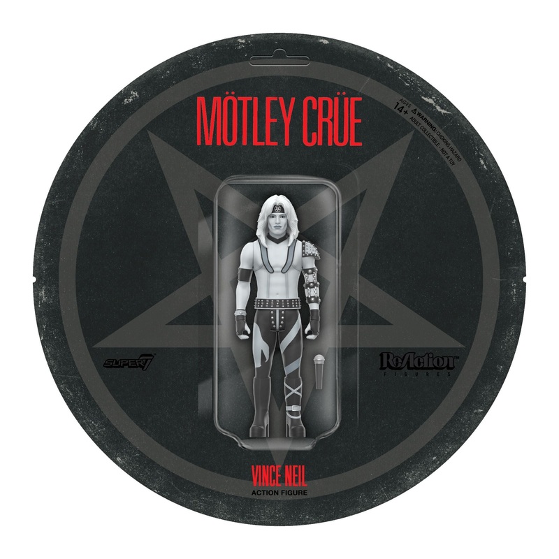 Motley Crue ReAction Figures Wave 02 – Vince Neil (Shout At The Devil – Black & White)