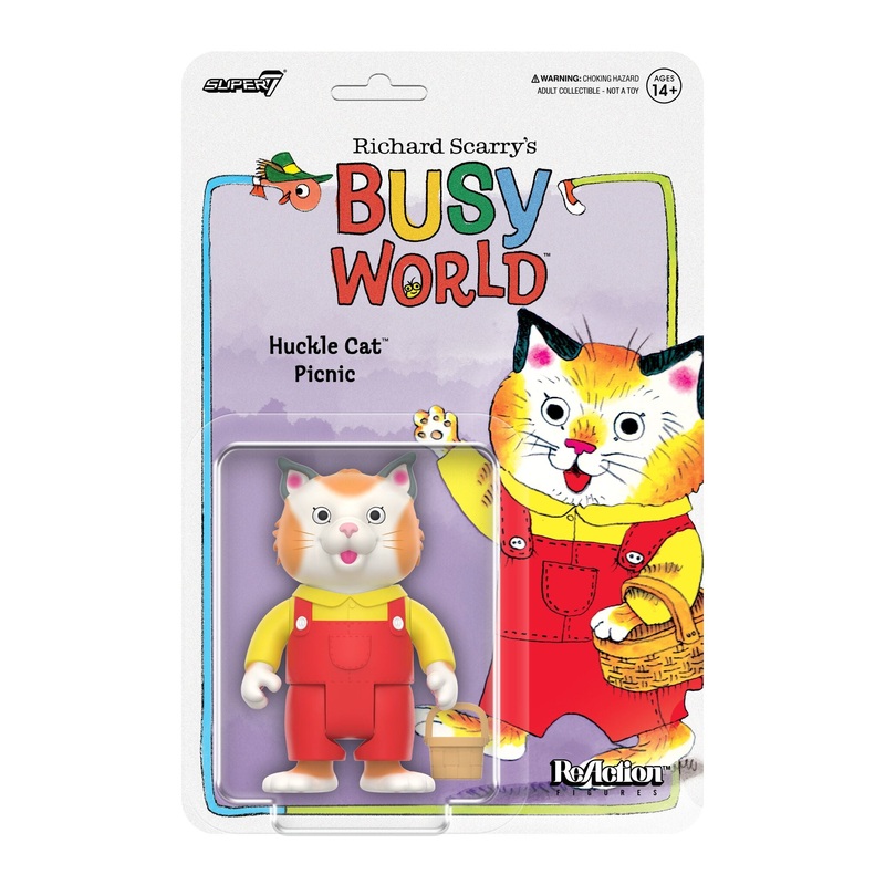 Richard Scarry ReAction Figures Wave 02 – Huckle Cat (Overalls)