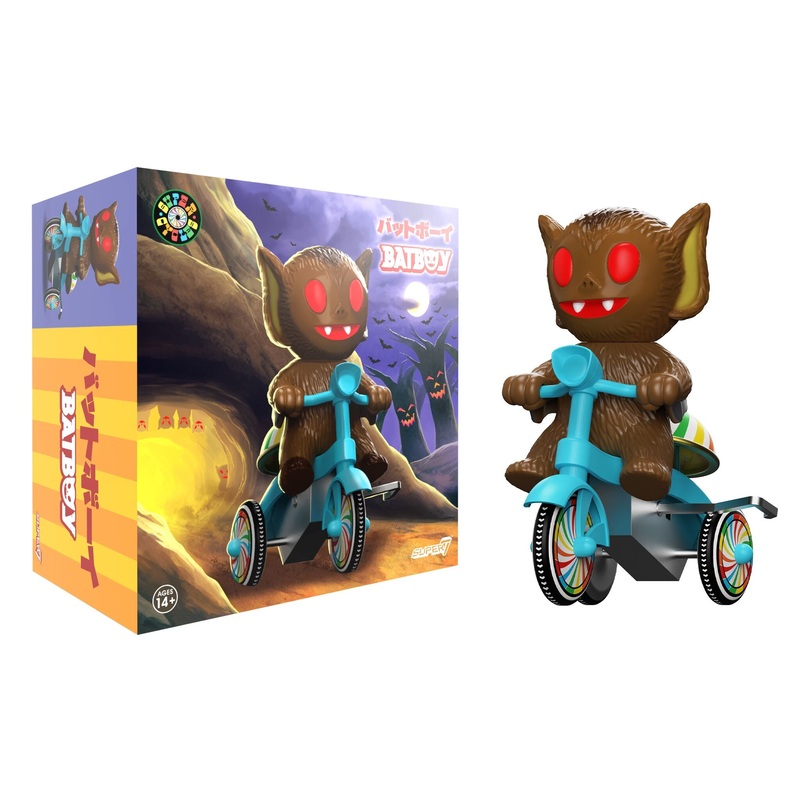 Super Cycles – Bat Boy (Brown w/ Blue Trike)
