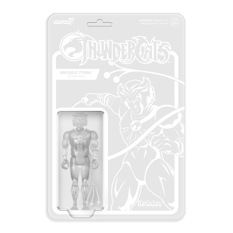 ThunderCats ReAction Figures – Tygra (Clear)