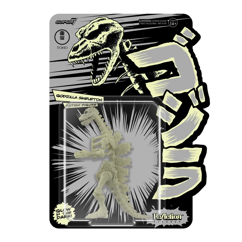 Toho ReAction Figures – Godzilla Skeleton (Glow)