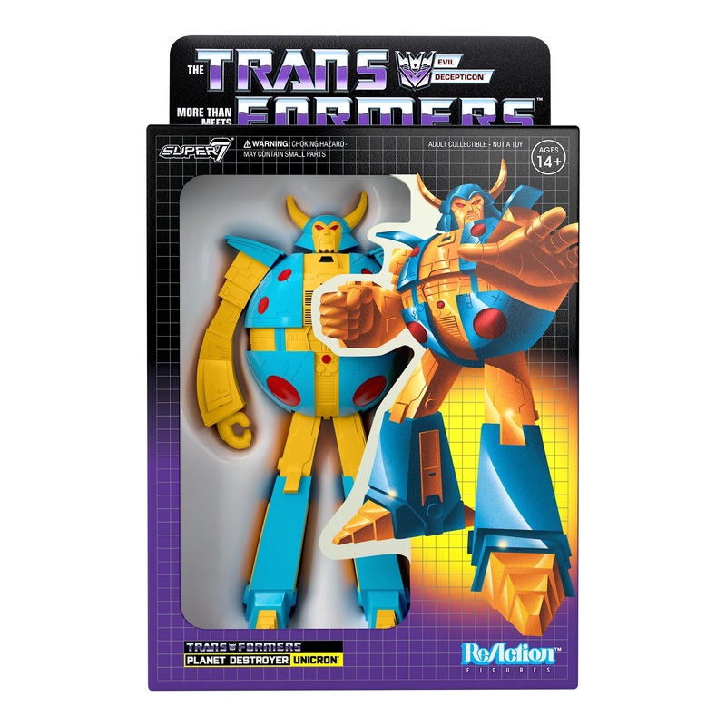 Transformers ReAction Figures – Unicron (Yellow)