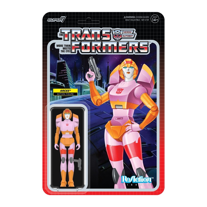 Transformers ReAction Figures Wave 08 – Arcee (Pink & Orange)