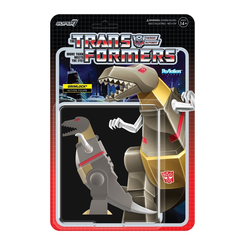 Transformers ReAction Figures Wave 08 – Grimlock (Metallic)