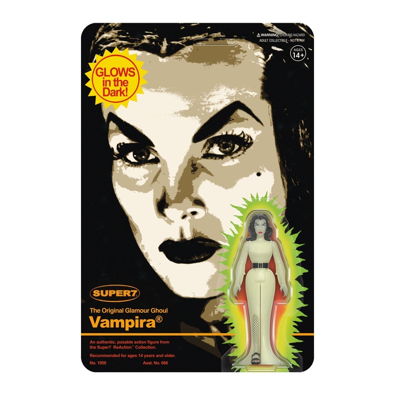Vampira ReAction Figures Wave 03 – Vampira (Monster Glow)