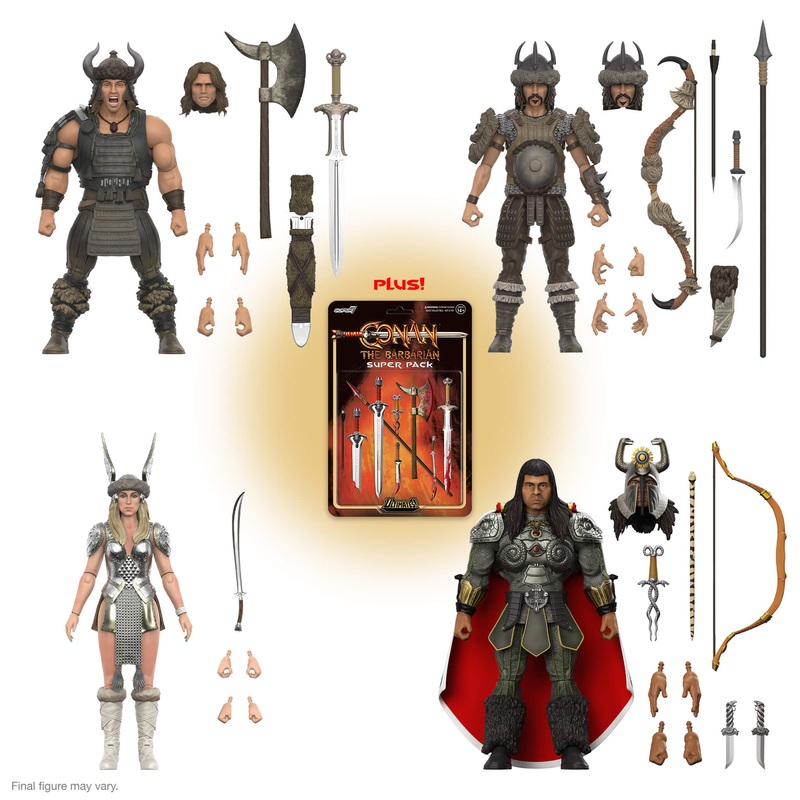 Conan the Barbarian ULTIMATES! Wave 5 – Battle of the Mounds Set of 4
