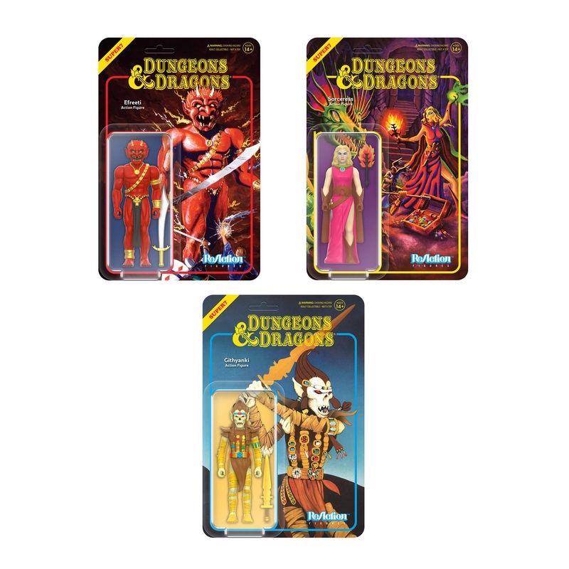 Dungeons & Dragons ReAction Figures Wave 1 – Set of 3