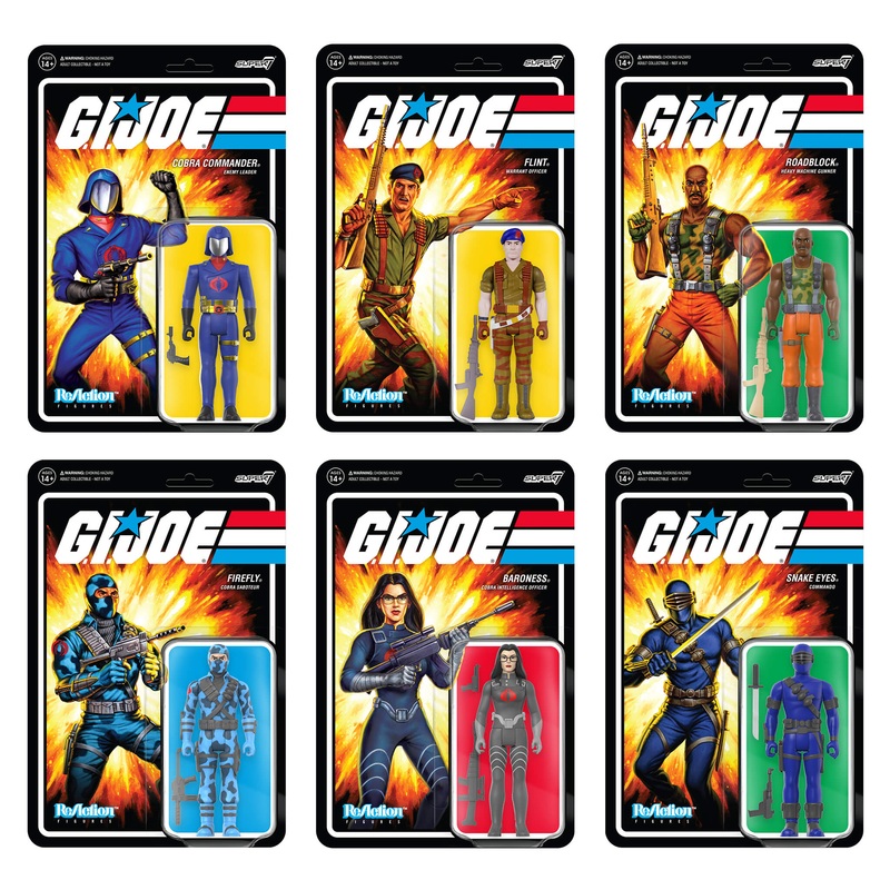 G.I. Joe ReAction Figures Wave 3 – Core Set of 6