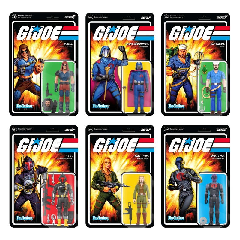 G.I. Joe ReAction Figures Wave 4 – Set of 6