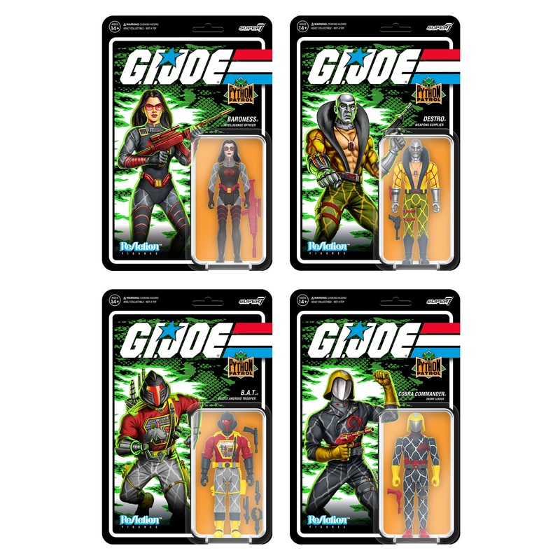 G.I. Joe ReAction Figures Wave 6 – Python Patrol (Set of 4)
