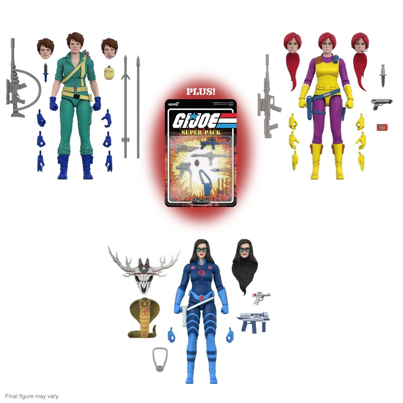 G.I. Joe ULTIMATES! Wave 06 (DIC) – Baroness, Scarlett & Lady Jaye