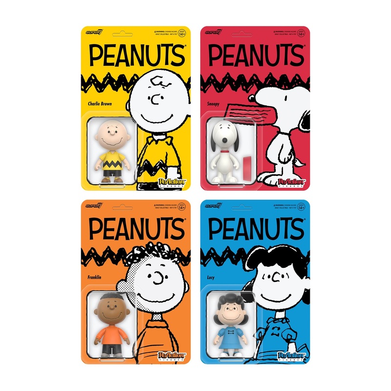 Peanuts ReAction Figures Wave 07 – Charlie Brown, Snoopy, Lucy, & Franklin