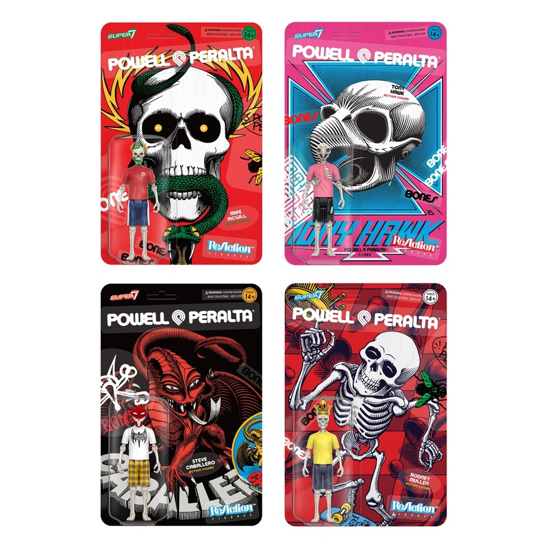 Powell-Peralta ReAction Figures Wave 2 – Set of 4