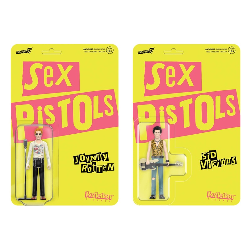 Sex Pistols ReAction Figures Wave 1 – Johnny Rotten and Sid Vicious