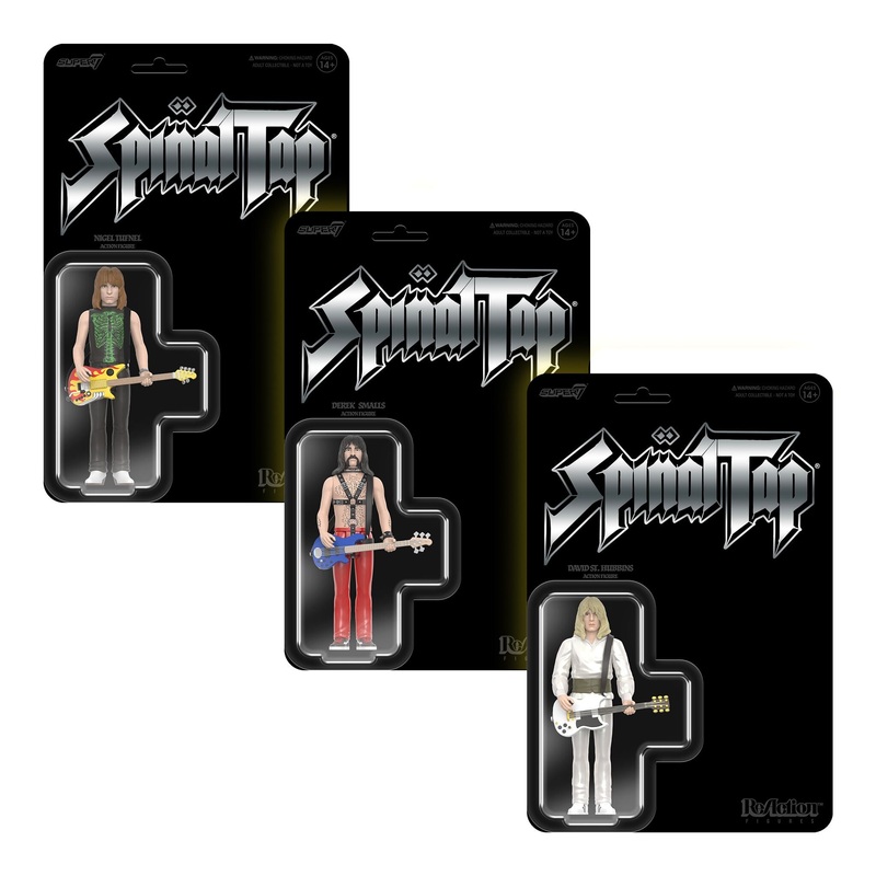 Spinal Tap ReAction Figures Wave 1 – Derek Smalls, Nigel Tufnel & David St. Hubbins