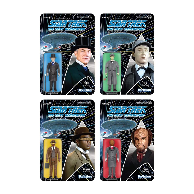 Star Trek: The Next Generation ReAction Figures Wave 3 – Set of 4