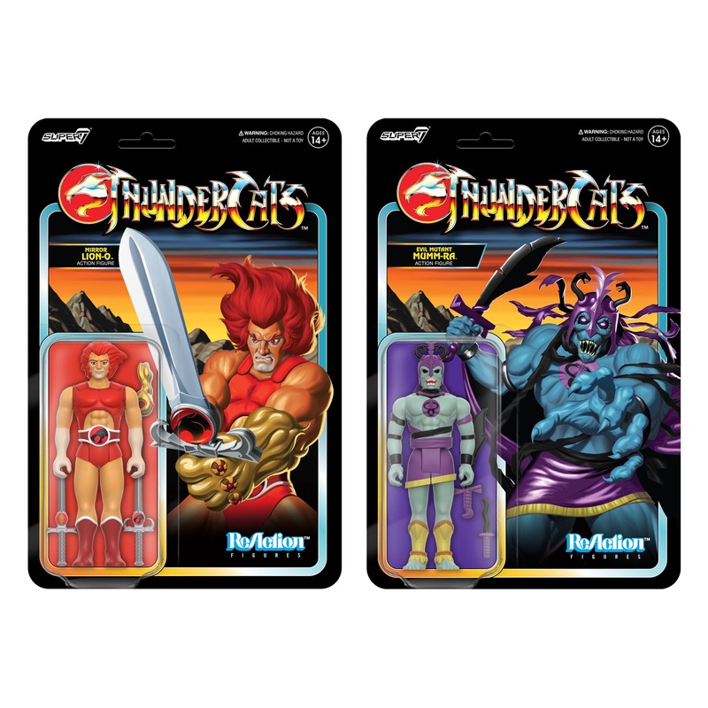 ThunderCats ReAction Figures Wave 6 – Mirror Lion-O and Mumm-Ra (Evil Mutant)