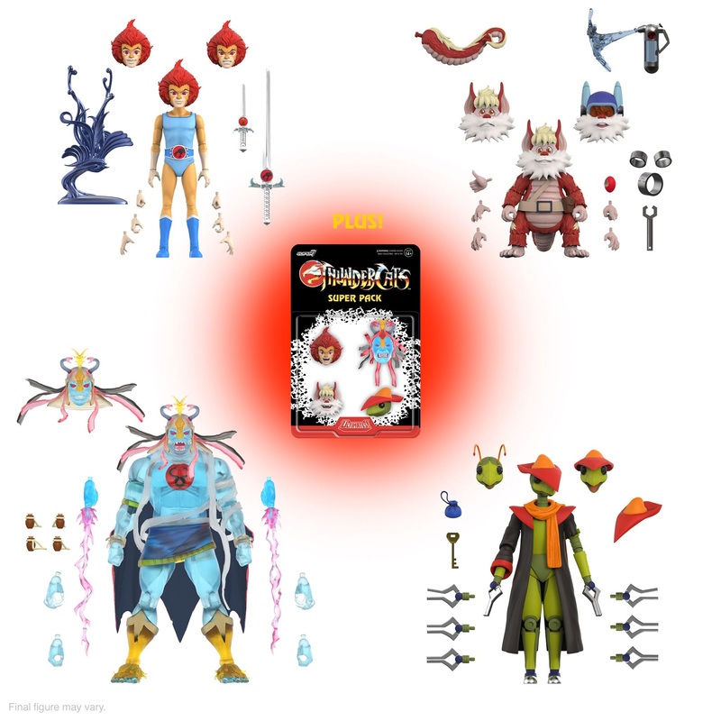 ThunderCats ULTIMATES! Wave 10 – Snarfer, Quick Pick, Young Lion-O & Mumm-Ra (Dream Master)