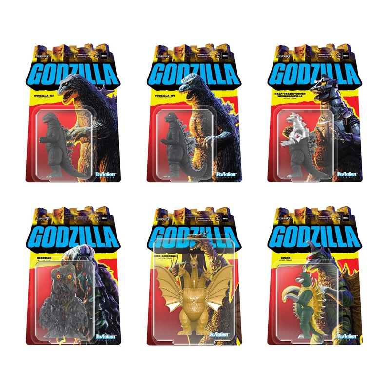 Toho ReAction Figures Wave 2 – Set of 6