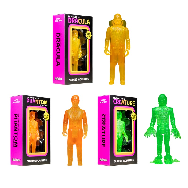 Universal Monsters ReAction Luminators – Full Set