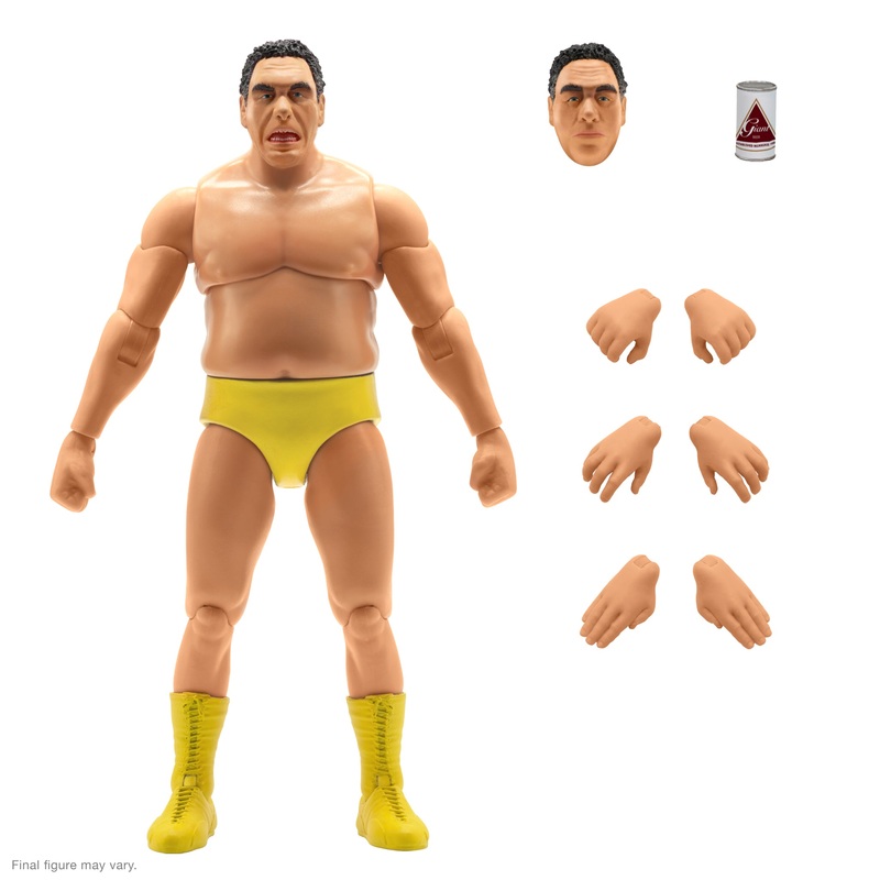 Andre the Giant ULTIMATES! Figure – Andre (Yellow Trunks)