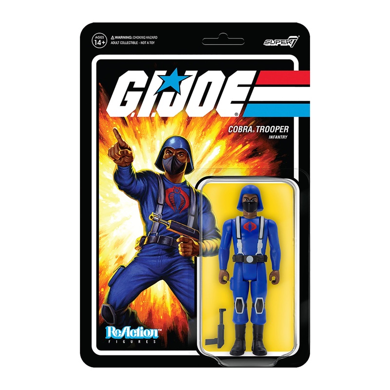 G.I. Joe ReAction Figures Wave 1 – Cobra Trooper H-back (Brown)