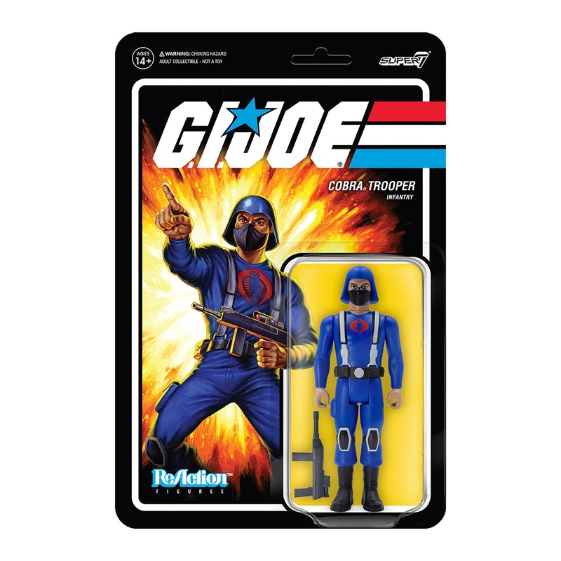 G.I. Joe ReAction Figures Wave 1 – Cobra Trooper H-back (Tan)